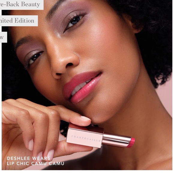 Chantecaille's Flamingo Lip Chic Lipstick Camu Camu - Picture 4 of 5